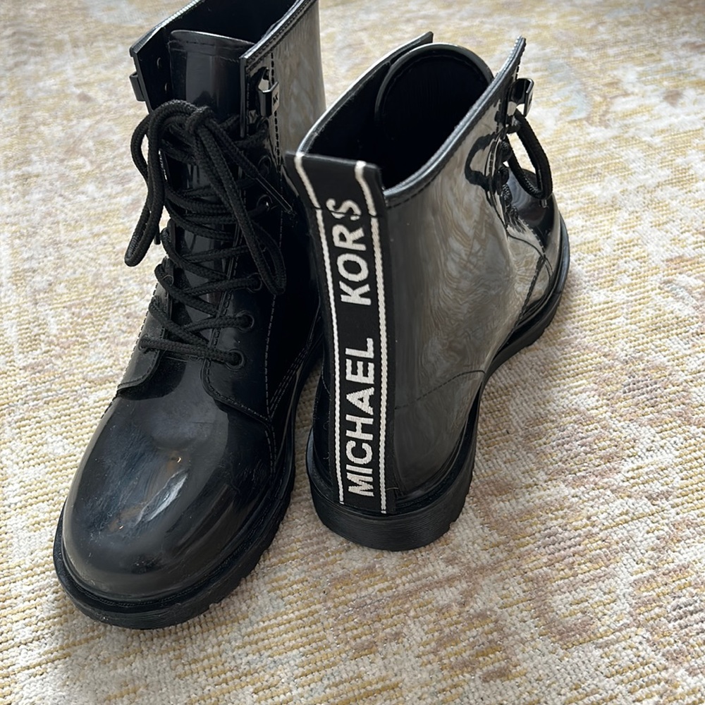 Michael Michael Kors Tavie Rain Bootie Black